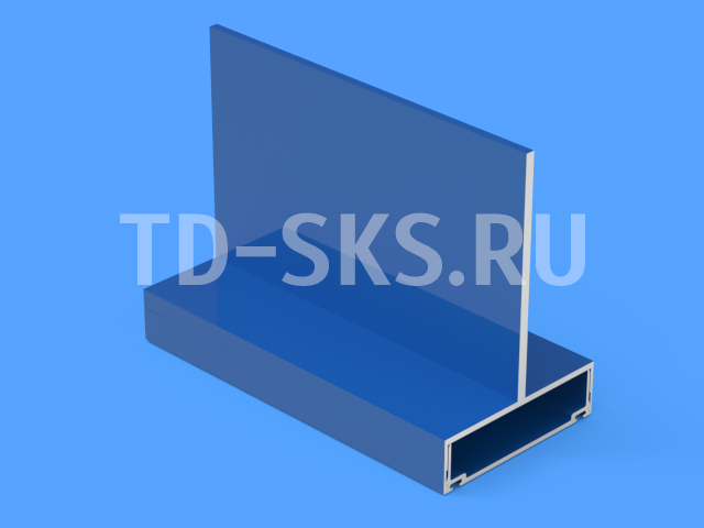 Ламель фасадная DAARTS F502 вид сбоку